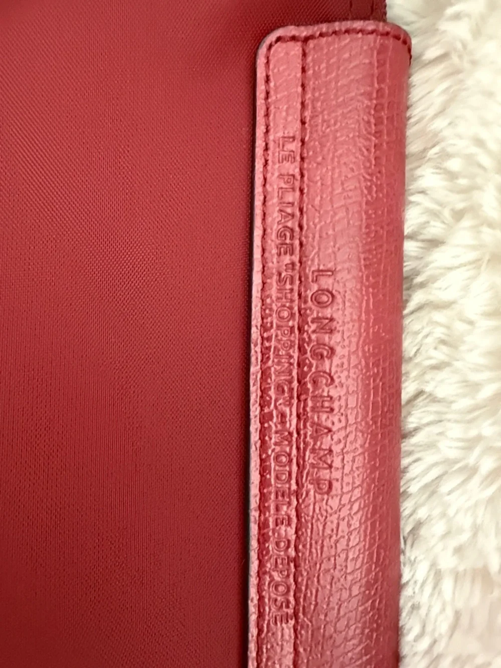 Longchamp Burgundy Nylon Le Pliage Tote - Picture 4 of 15